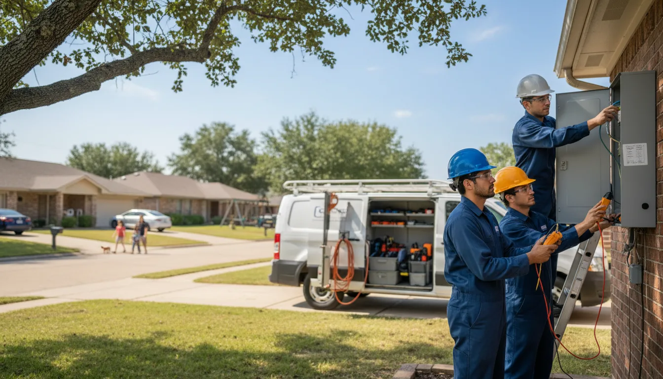 Certified electrician providing emergency electrical services in Fountain City, IN
